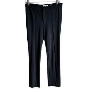Vince Stove Pipe Trouser Cropped Tapered Ankle Pant Black 6